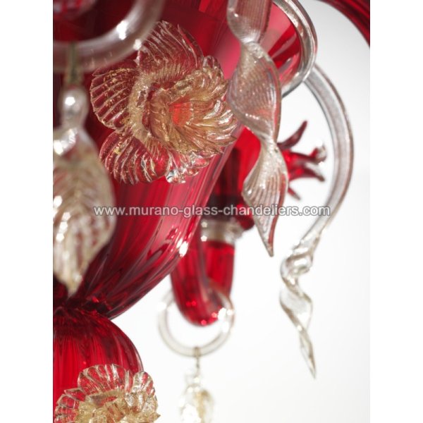 MURANO GLASS CHANDELIERSۥꥢͥ󥬥饹ǥꥢ6DUCALEסW750H800mm