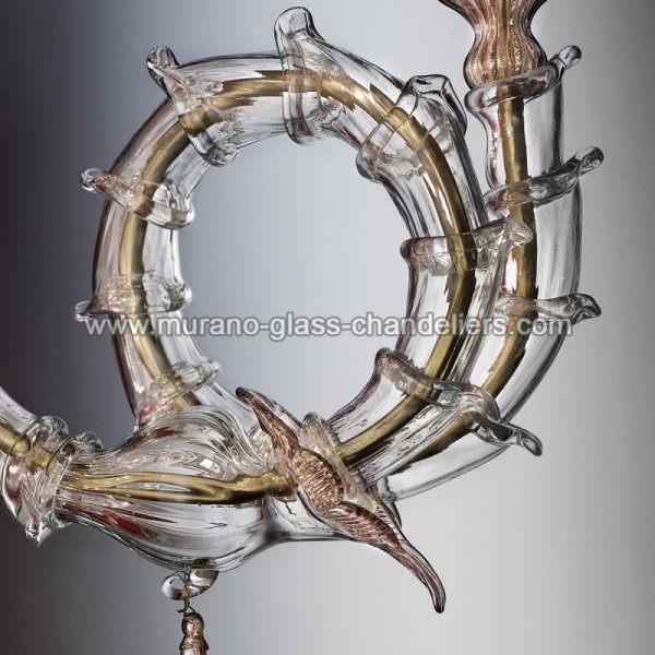 MURANO GLASS CHANDELIERSۥꥢͥ󥬥饹ǥꥢ9AGENOREסW1150D750H950mm