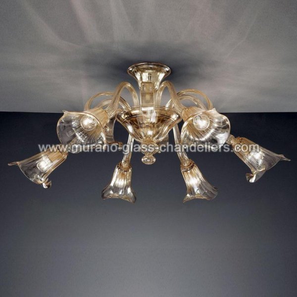 MURANO GLASS CHANDELIERSۥꥢͥ󥬥饹ǥꥢ6AGNESEסW900H300mm