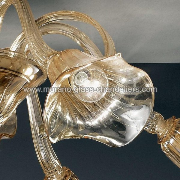 MURANO GLASS CHANDELIERSۥꥢͥ󥬥饹ǥꥢ6AGNESEסW900H300mm