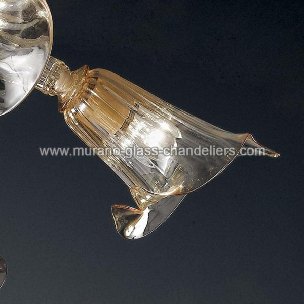 MURANO GLASS CHANDELIERSۥꥢͥ󥬥饹ǥꥢ6AGNESEסW900H300mm