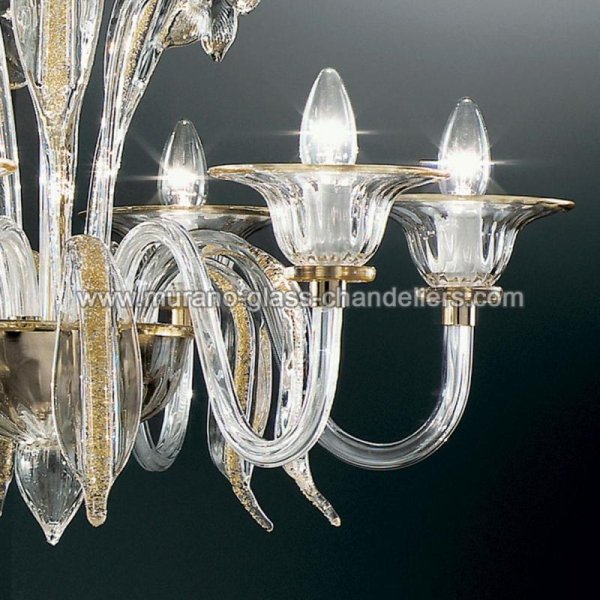 MURANO GLASS CHANDELIERSۥꥢͥ󥬥饹ǥꥢ6ALLOROסW700H550mm