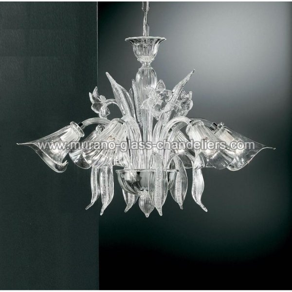 MURANO GLASS CHANDELIERSۥꥢͥ󥬥饹ǥꥢ6AMANITAסW820H550mm