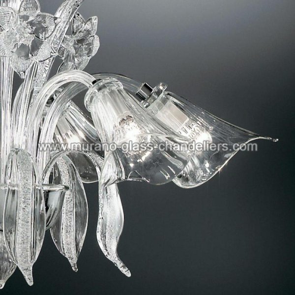 MURANO GLASS CHANDELIERSۥꥢͥ󥬥饹ǥꥢ6AMANITAסW820H550mm