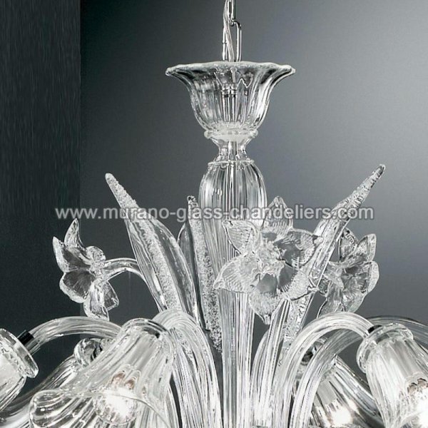 MURANO GLASS CHANDELIERSۥꥢͥ󥬥饹ǥꥢ6AMANITAסW820H550mm