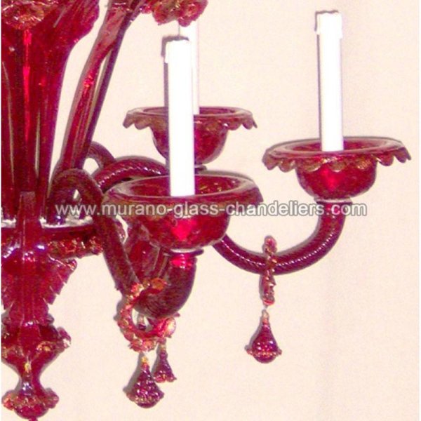 MURANO GLASS CHANDELIERSۥꥢͥ󥬥饹ǥꥢ6BENEDETTAסW800H1300mm