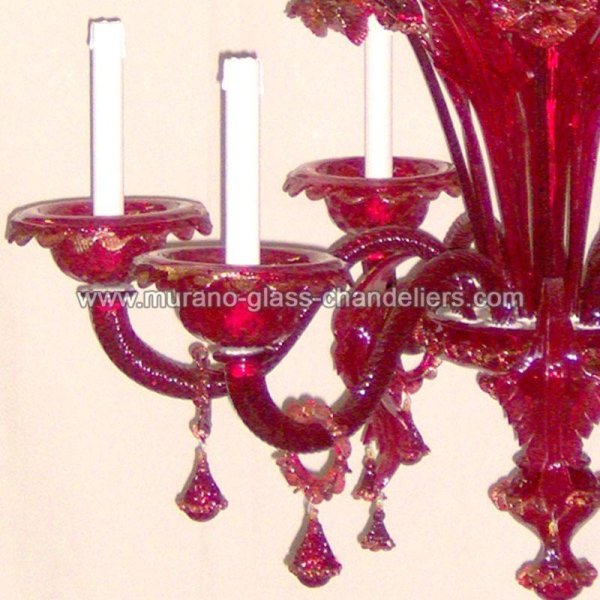 MURANO GLASS CHANDELIERSۥꥢͥ󥬥饹ǥꥢ6BENEDETTAסW800H1300mm