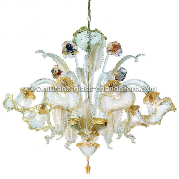 MURANO GLASS CHANDELIERSۥꥢͥ󥬥饹ǥꥢ6CANAL GRANDEסW800H800mm