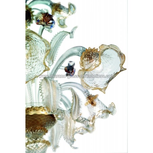 MURANO GLASS CHANDELIERSۥꥢͥ󥬥饹ǥꥢ6CANAL GRANDEסW800H800mm