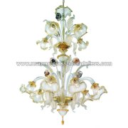 【MURANO GLASS CHANDELIERS】イタリア・ヴェネチアンガラスシャンデリア12灯「CANAL GRANDE」（W900×H1150mm）<img class='new_mark_img2' src='https://img.shop-pro.jp/img/new/icons1.gif' style='border:none;display:inline;margin:0px;padding:0px;width:auto;' />