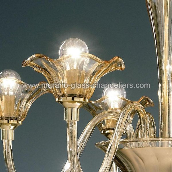 MURANO GLASS CHANDELIERSۥꥢͥ󥬥饹ǥꥢ6CAPULETOסW600H600mm