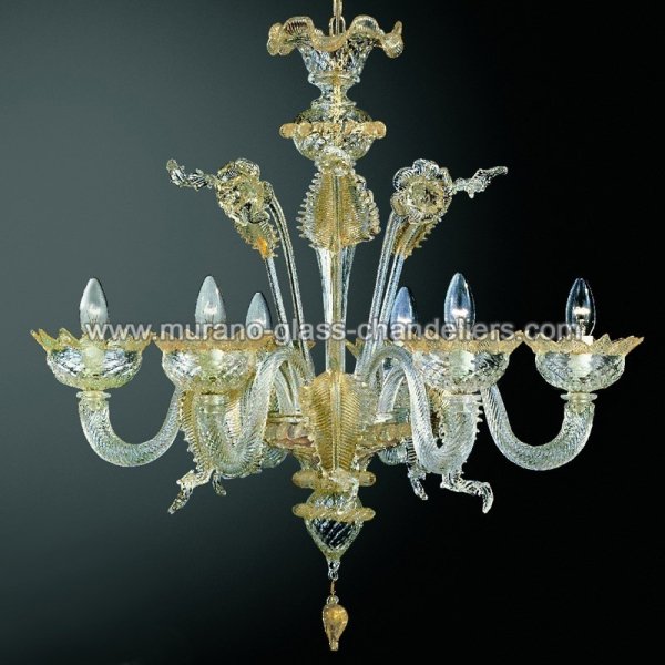 MURANO GLASS CHANDELIERSۥꥢͥ󥬥饹ǥꥢ6CASANOVAסW750H750mm