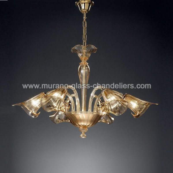 MURANO GLASS CHANDELIERSۥꥢͥ󥬥饹ǥꥢ6CORINNEסW820H500mm