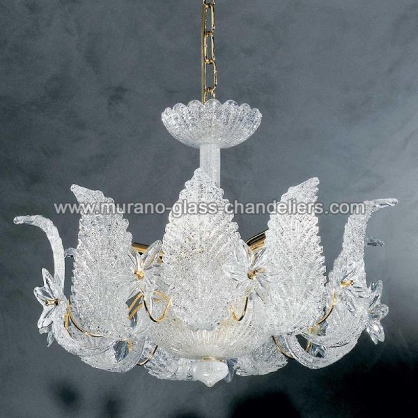 MURANO GLASS CHANDELIERSۥꥢͥ󥬥饹ǥꥢ4FIORDALISOסW500H400mm