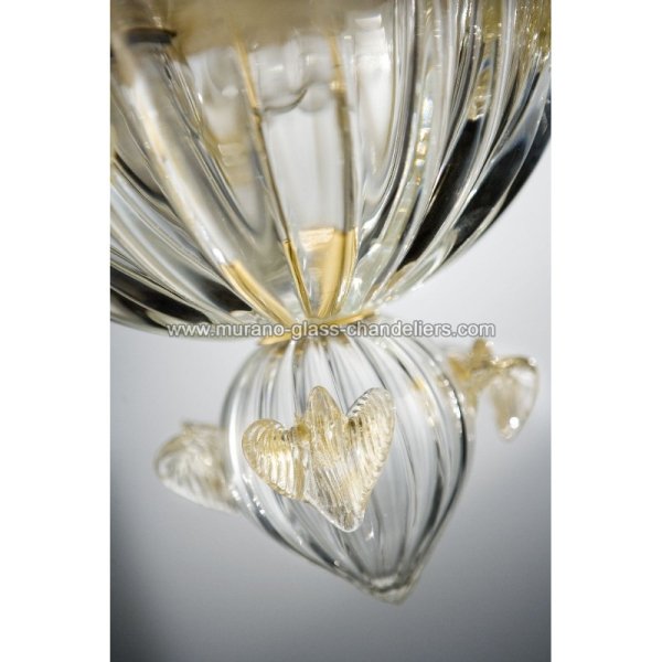 MURANO GLASS CHANDELIERSۥꥢͥ󥬥饹ǥꥢ6FLORAסW800H800mm