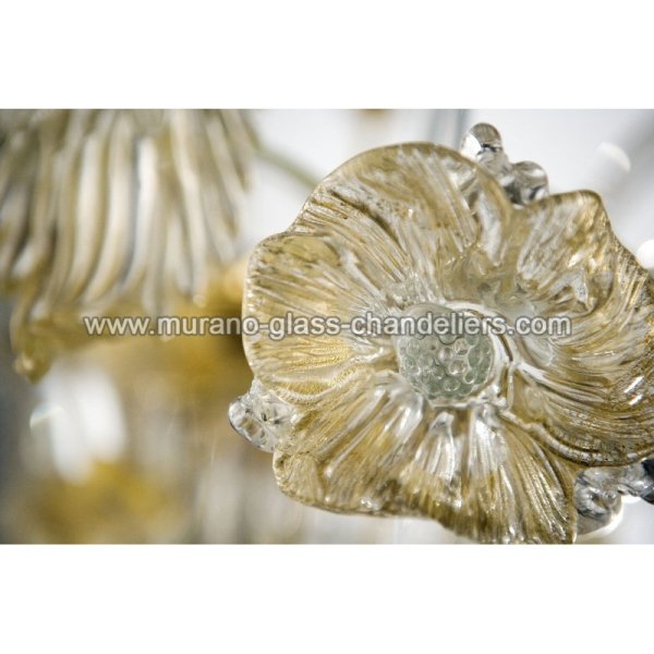 MURANO GLASS CHANDELIERSۥꥢͥ󥬥饹ǥꥢ6FLORAסW800H800mm