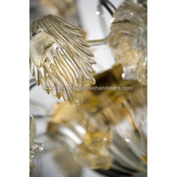 MURANO GLASS CHANDELIERSۥꥢͥ󥬥饹ǥꥢ6FLORAסW800H800mm