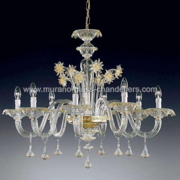 MURANO GLASS CHANDELIERSۥꥢͥ󥬥饹ǥꥢ8FLORENZAסW920H720mm