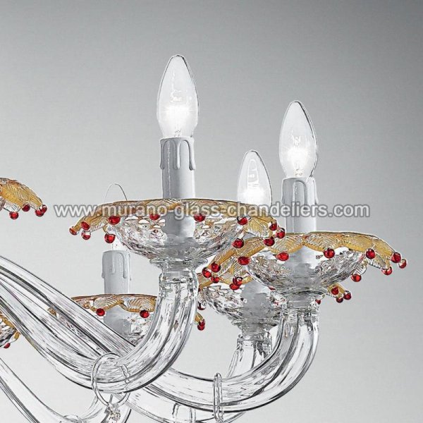 MURANO GLASS CHANDELIERSۥꥢͥ󥬥饹ǥꥢ12FLORENZAסW1450H740mm