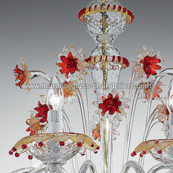 MURANO GLASS CHANDELIERSۥꥢͥ󥬥饹ǥꥢ12FLORENZAסW1450H740mm