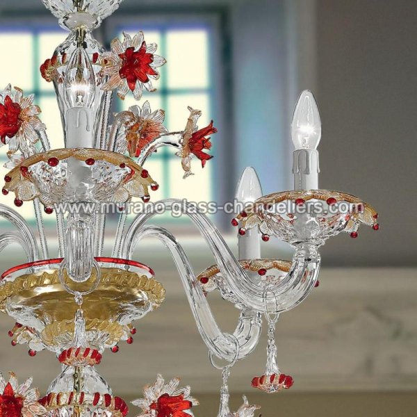 MURANO GLASS CHANDELIERSۥꥢͥ󥬥饹ǥꥢ18FLORENZAסW1450H1250mm