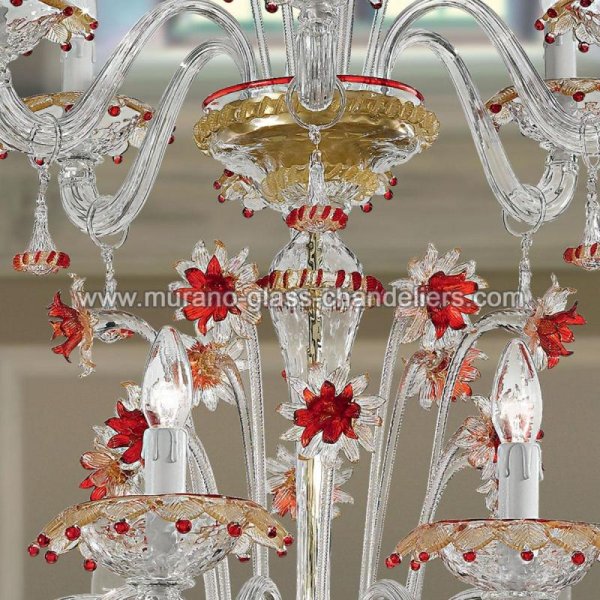 MURANO GLASS CHANDELIERSۥꥢͥ󥬥饹ǥꥢ18FLORENZAסW1450H1250mm