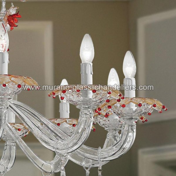 MURANO GLASS CHANDELIERSۥꥢͥ󥬥饹ǥꥢ18FLORENZAסW1450H1250mm