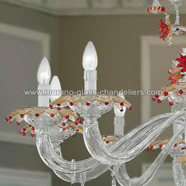 MURANO GLASS CHANDELIERSۥꥢͥ󥬥饹ǥꥢ18FLORENZAסW1450H1250mm