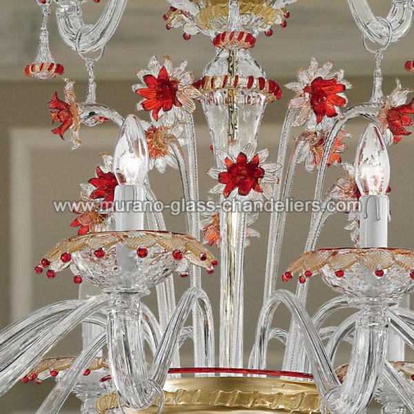 MURANO GLASS CHANDELIERSۥꥢͥ󥬥饹ǥꥢ18FLORENZAסW1450H1250mm