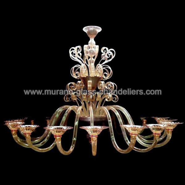 MURANO GLASS CHANDELIERSۥꥢͥ󥬥饹ǥꥢ18GABRIELLAסW1400H1000mm