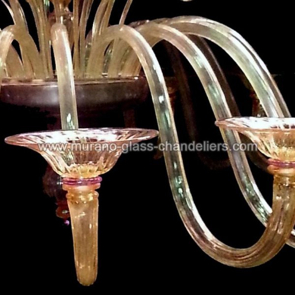 MURANO GLASS CHANDELIERSۥꥢͥ󥬥饹ǥꥢ18GABRIELLAסW1400H1000mm