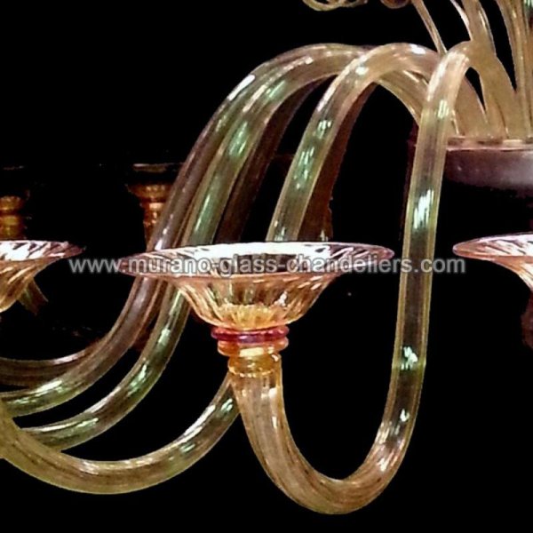 MURANO GLASS CHANDELIERSۥꥢͥ󥬥饹ǥꥢ18GABRIELLAסW1400H1000mm