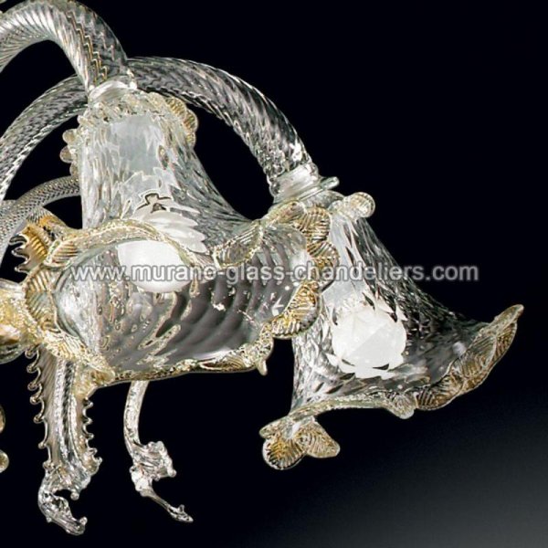 MURANO GLASS CHANDELIERSۥꥢͥ󥬥饹ǥꥢ5GAIAסW740H700mm