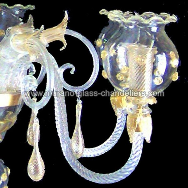 MURANO GLASS CHANDELIERSۥꥢͥ󥬥饹ǥꥢ6GLORIAסW800H800mm