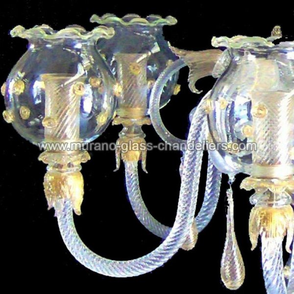 MURANO GLASS CHANDELIERSۥꥢͥ󥬥饹ǥꥢ6GLORIAסW800H800mm