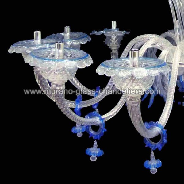 MURANO GLASS CHANDELIERSۥꥢͥ󥬥饹ǥꥢ12GRISELDAסW1100H1400mm