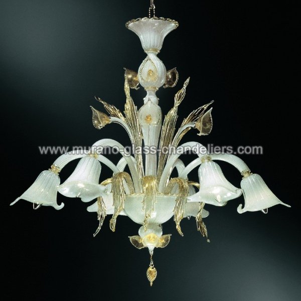 MURANO GLASS CHANDELIERSۥꥢͥ󥬥饹ǥꥢ6LAGUNAסW850H800mm