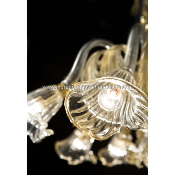 MURANO GLASS CHANDELIERSۥꥢͥ󥬥饹ǥꥢ6LAGUNAסW850H800mm