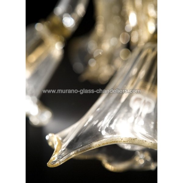 MURANO GLASS CHANDELIERSۥꥢͥ󥬥饹ǥꥢ6LAGUNAסW850H800mm