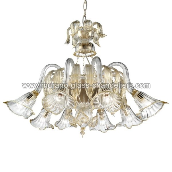 MURANO GLASS CHANDELIERSۥꥢͥ󥬥饹ǥꥢ8LAGUNAסW920H550mm