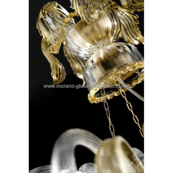 MURANO GLASS CHANDELIERSۥꥢͥ󥬥饹ǥꥢ8LAGUNAסW920H550mm