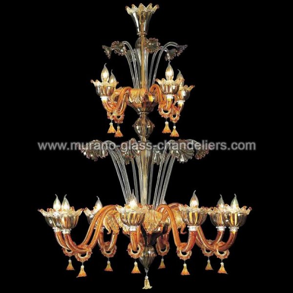 MURANO GLASS CHANDELIERSۥꥢͥ󥬥饹ǥꥢ12LAVINAסW980H1300mm