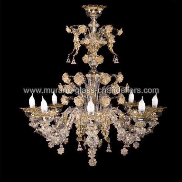 MURANO GLASS CHANDELIERSۥꥢͥ󥬥饹ǥꥢ8MARIAסW900H1100mm