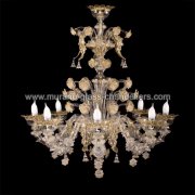 【MURANO GLASS CHANDELIERS】イタリア・ヴェネチアンガラスシャンデリア8灯「MARIA」（W900×H1100mm）<img class='new_mark_img2' src='https://img.shop-pro.jp/img/new/icons1.gif' style='border:none;display:inline;margin:0px;padding:0px;width:auto;' />