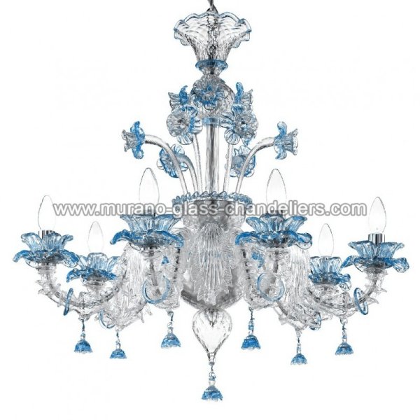 MURANO GLASS CHANDELIERSۥꥢͥ󥬥饹ǥꥢ6NADAסW800H900mm