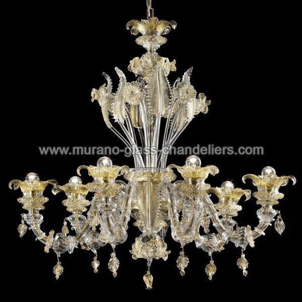 MURANO GLASS CHANDELIERSۥꥢͥ󥬥饹ǥꥢ6PREZIOSOסW1000H850mm