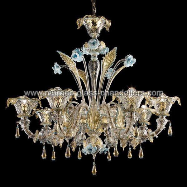 MURANO GLASS CHANDELIERSۥꥢͥ󥬥饹ǥꥢ8PRIMAVERAסW1000H900mm