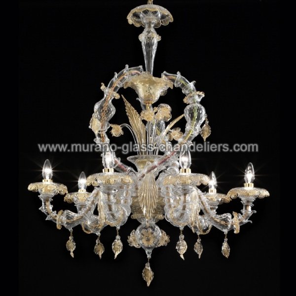 MURANO GLASS CHANDELIERSۥꥢͥ󥬥饹ǥꥢ6PROSPEROסW1000H1200mm