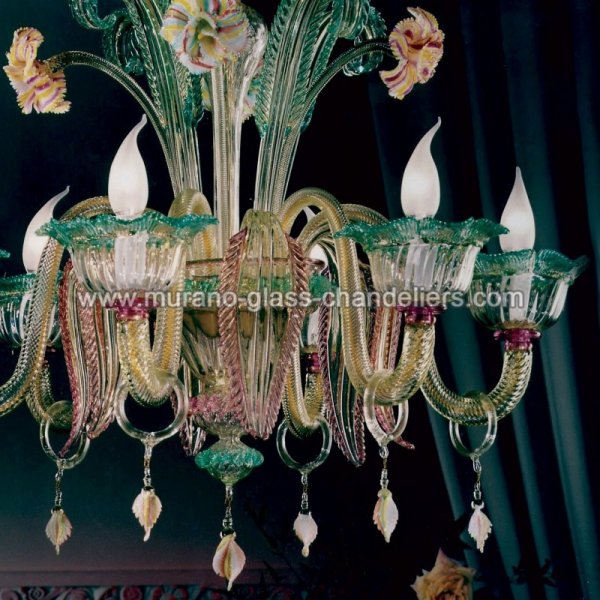 MURANO GLASS CHANDELIERSۥꥢͥ󥬥饹ǥꥢ6SAN MARCUOLAסW700H800mm