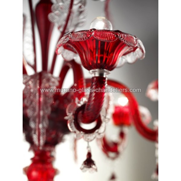 MURANO GLASS CHANDELIERSۥꥢͥ󥬥饹ǥꥢ6SANTA LUCIAסW750H750mm